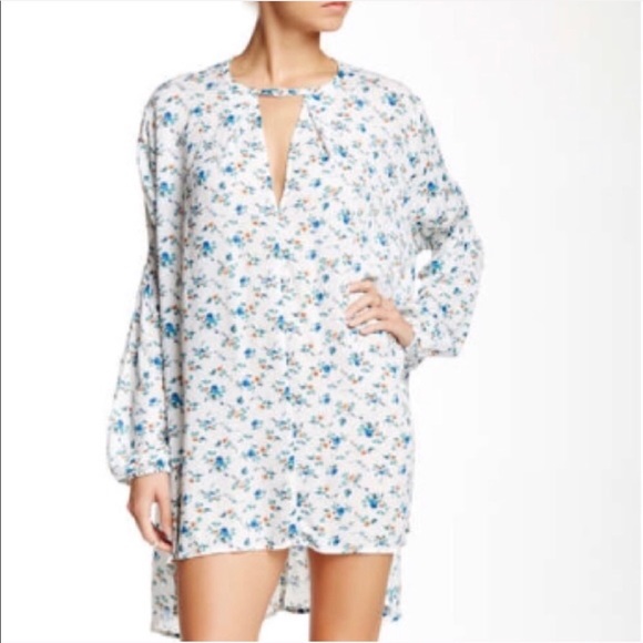 Wayf Dresses & Skirts - *SALE* WAYF Floral High Low Tunic Dress